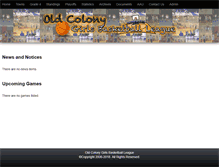 Tablet Screenshot of oldcolonybasketball.org